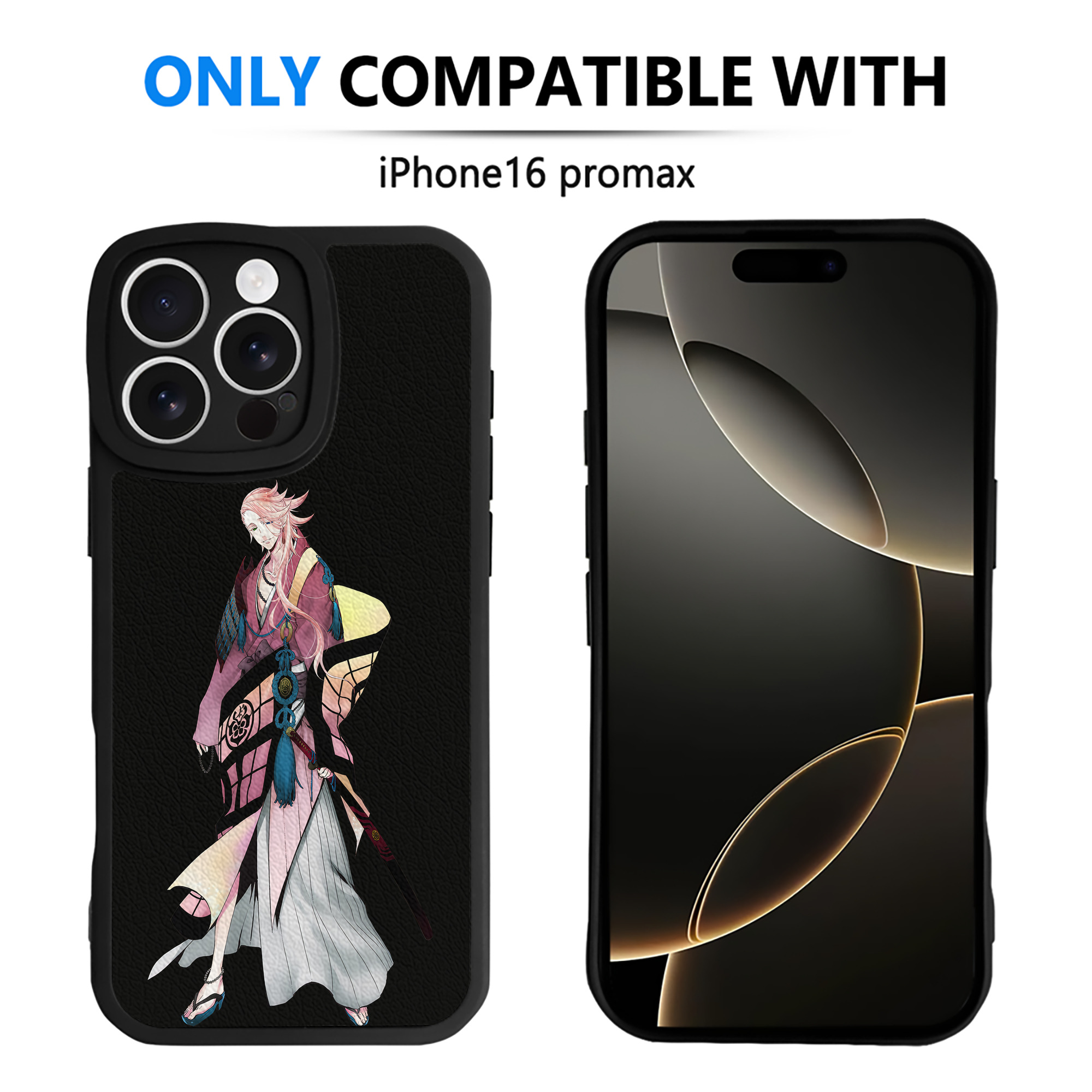（画像用） 刀剣乱舞 Touken Ranbu 【iPhone 16シリーズ対応】シリコンスマホケース（レザー調） 材質：シリコン